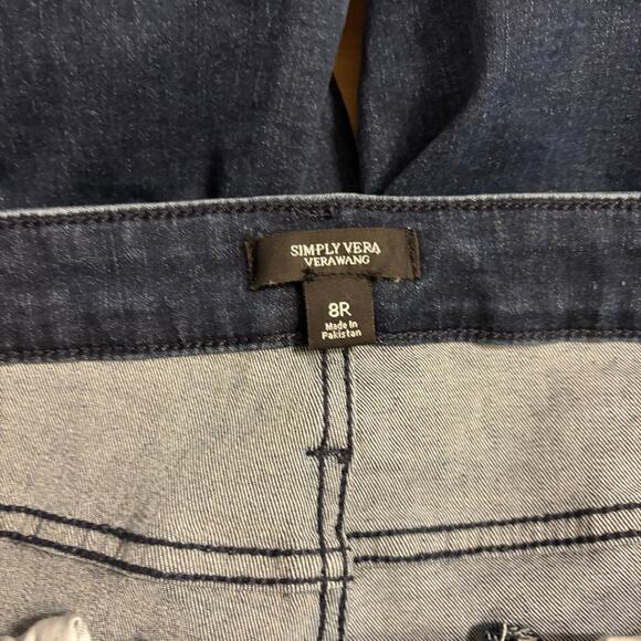 Vera Wang Mid Rise Bootcut Jean 8R Denim - Picture 7 of 8